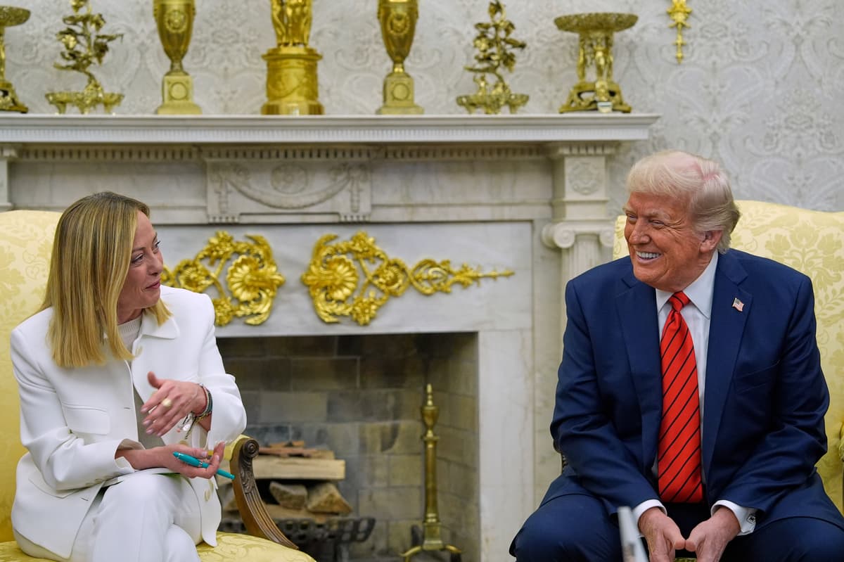 Trump says there will '100% be a trade deal' with Europe after meeting with Meloni - London Evening Standard