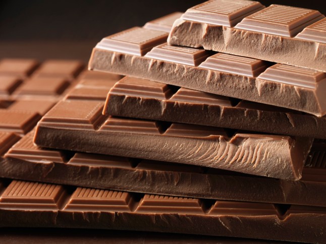 A chocolate bar stock image.