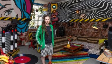 What I Own: I decorated my £148,000 Bristol flat like a famous 80s nightclub