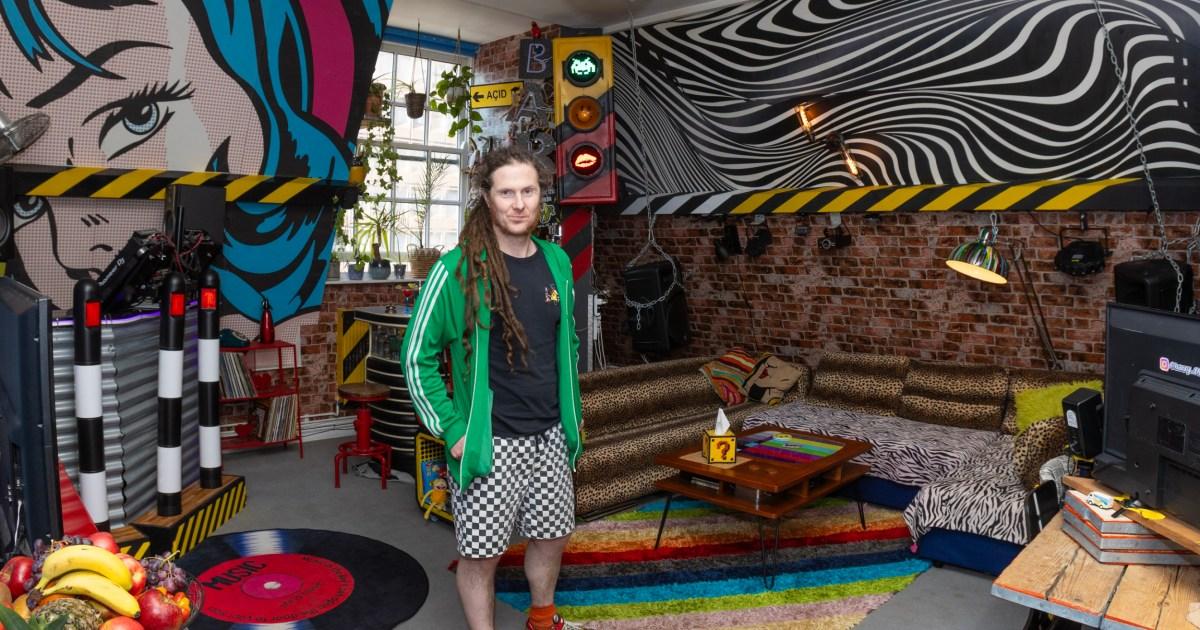 What I Own: I decorated my £148,000 Bristol flat like a famous 80s nightclub