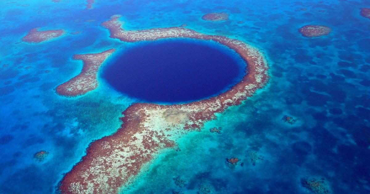 Mysterious 410ft Great Blue Hole in Belize hides a 'concerning' secret | News World