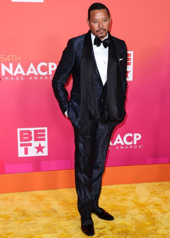 Mandatory Credit: Photo by Image Press Agency/NurPhoto/REX/Shutterstock (13783725gl) Terrence Howard arrives at the 54th Annual NAACP Image Awards held at the Pasadena Civic Auditorium on February 25, 2023 in Pasadena, Los Angeles, California, United States. 54th Annual NAACP Image Awards - Arrivals, Pasadena Civic Auditorium, Pasadena, Los Angeles, California, United States - 25 Feb 2023