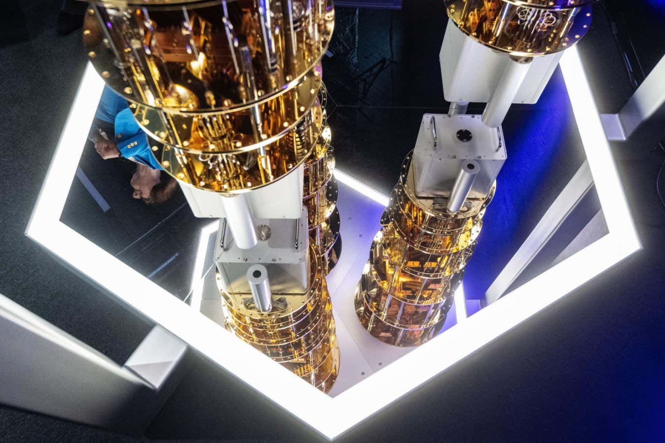 model of a suspension of a quantum chip of a Quantum System Two