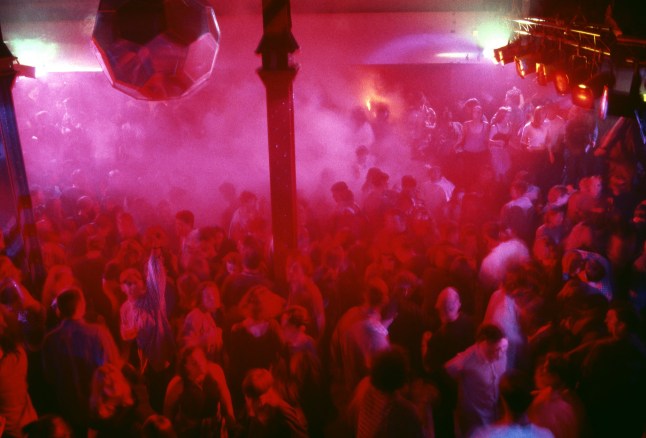 Mandatory Credit: Photo by Peter J Walsh/Pymca/REX/Shutterstock (1236675a) The Hacienda main dancefloor, Manchester 1989 Manchester United Kingdom STOCK