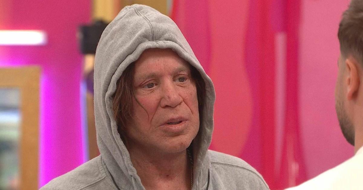 Celebrity Big Brother star claims Mickey Rourke 'said a lot more that couldn't be broadcast'