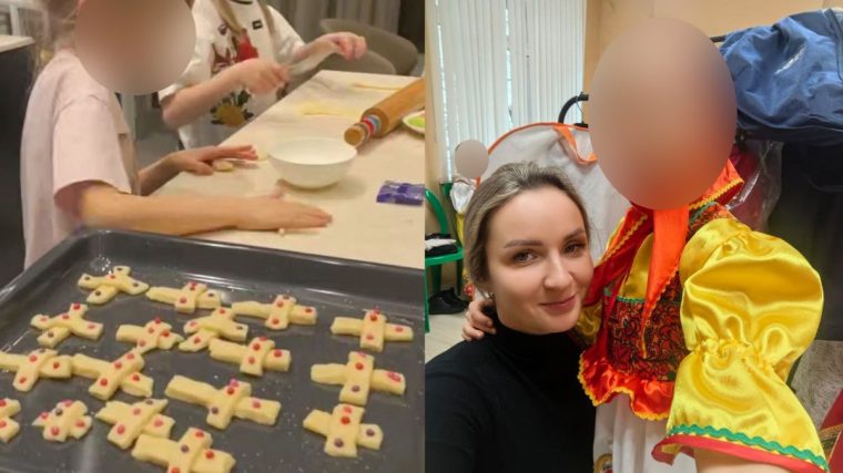 Lvova-Belova highlights her role as a mother baking and supporting her children at dance shows, as well as her role as mother to all of Russia's children. (Photo: Lvova-Belova/Telegram)