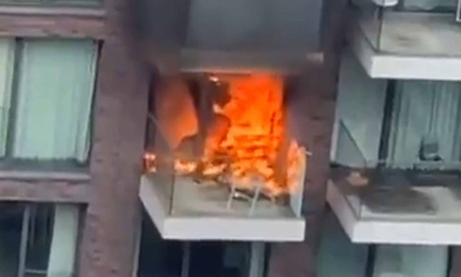 Fire in Aldgate