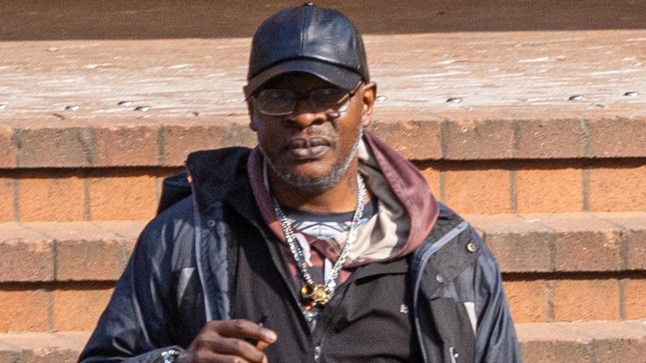 Joel Bapaga leaves Birmingham Crown Court.