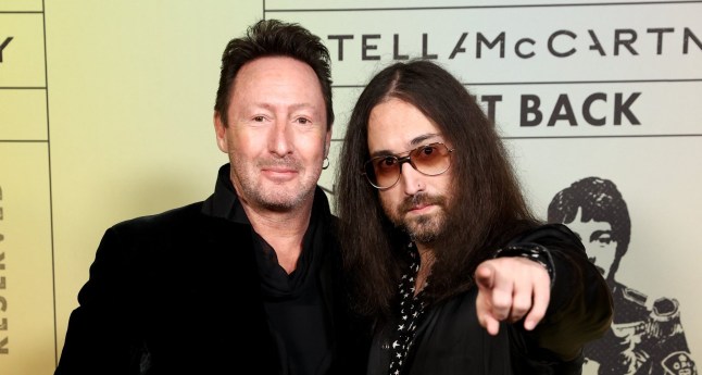Julian Lennon and Sean Lennon attend the Stella McCartney 