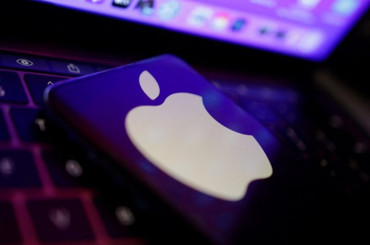FILE PHOTO: Apple logo is seen in this illustration taken, August 22, 2022. REUTERS/Dado Ruvic/Illustration/File Photo