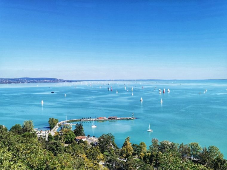 View to the Lake Balaton.