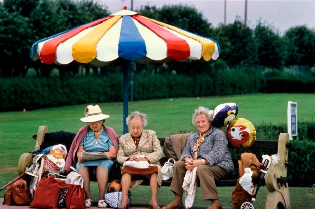Campers waiting for their coach home, Butlins holiday camp, Skegness. Butlins Skegness is a holiday camp located in Ingoldmells near Skegness in Lincolnshire. Sir William Butlin conceived of its creation based on his experiences at a Canadian summer camp in his youth and by observation of the actions of other holiday accommodation providers, both in seaside resort lodging houses and in earlier smaller holiday campsThe camp began opened in 1936, when it quickly proved to be a success with a need for expansion. The camp included dining and recreation facilities, such as dance halls and sports fields. Over the past 75 years the camp has seen continuous use and development, in the mid-1980s and again in the late 1990s being subject to substantial investment and redevelopment. In the late 1990s the site was re-branded as a holiday resort, and remains open today as one of three remaining Butlins resorts. (photo by Barry/In Pictures via Getty Images Images)