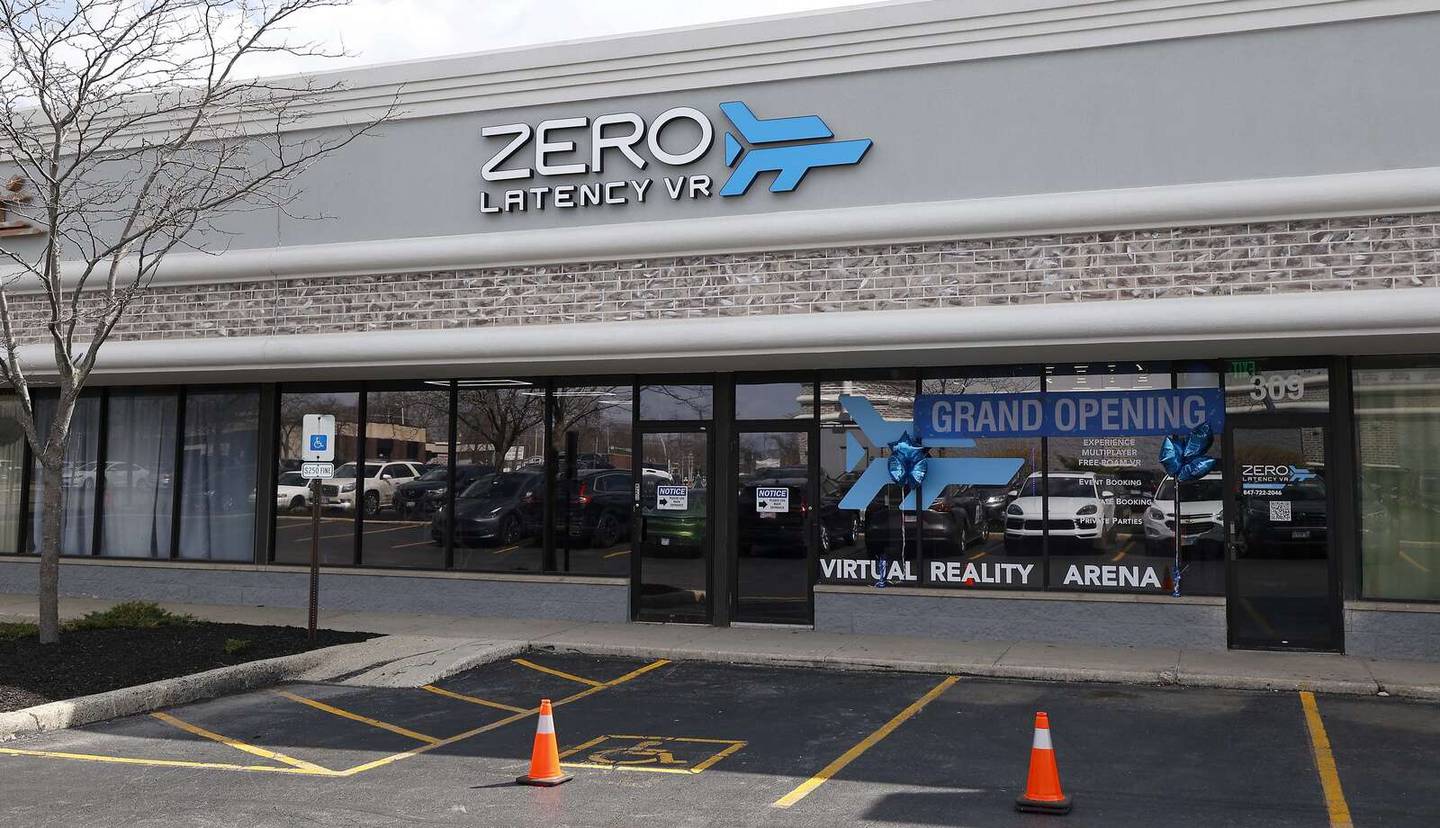 Zero Latency Schaumburg prepares for its grand opening Friday at 309 W. Golf Road, in the Golf Point Plaza shopping center in Schaumburg.
