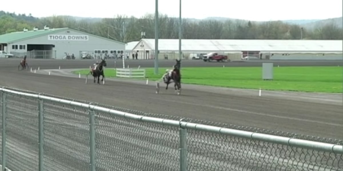 Tioga Downs Casino saddling up for its first live race of the season