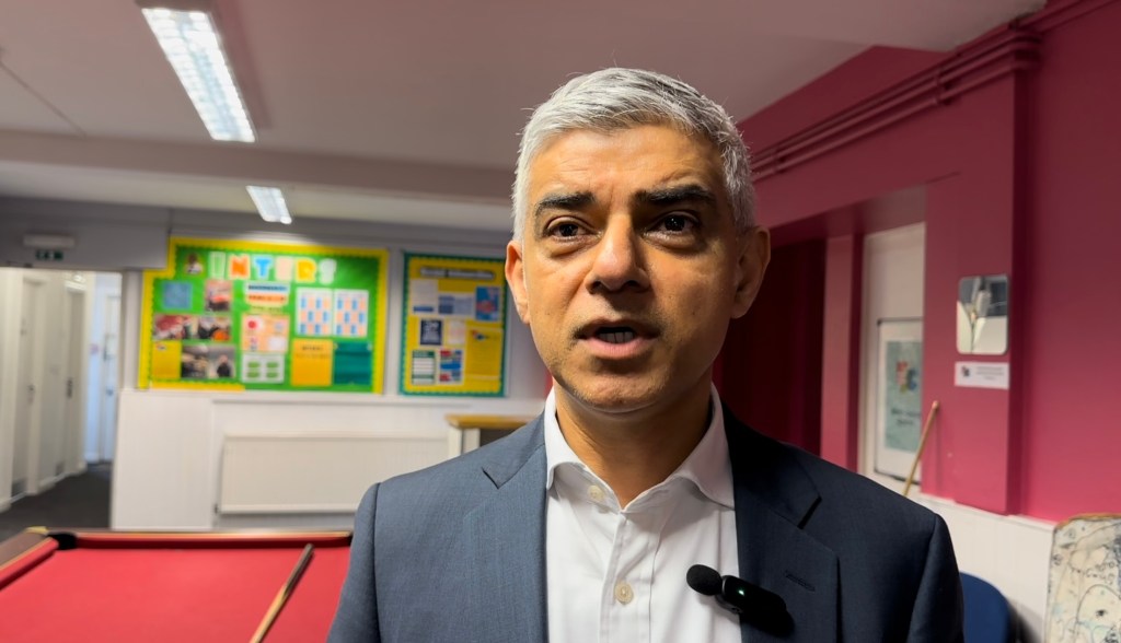 Sadiq Khan (credit Noah Vickers/LDRS)