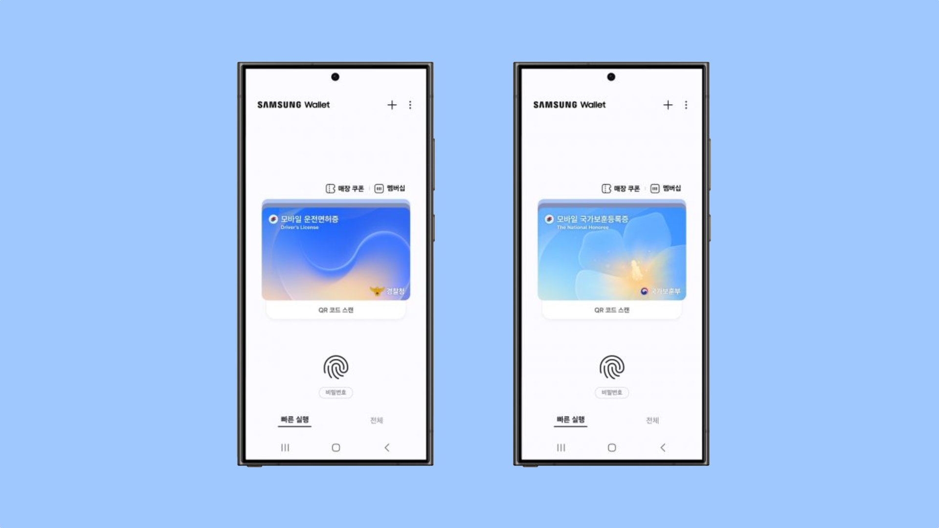 samsung wallet mobile driver's license national veterans registration card south korea