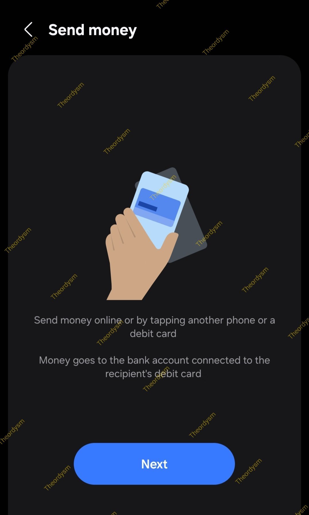 samsung wallet send money introduction internal testing leak