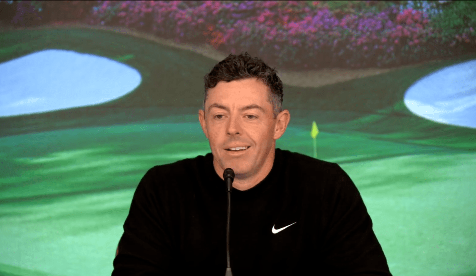 One questions during his press conference had McIlroy laughing