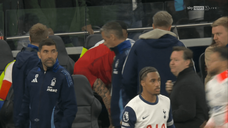 And there was plenty going on on the touchline