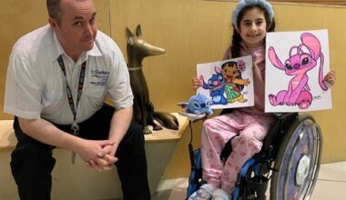 Meet the Alder Hey security guard whose drawings are helping to ‘treat’ its young patients