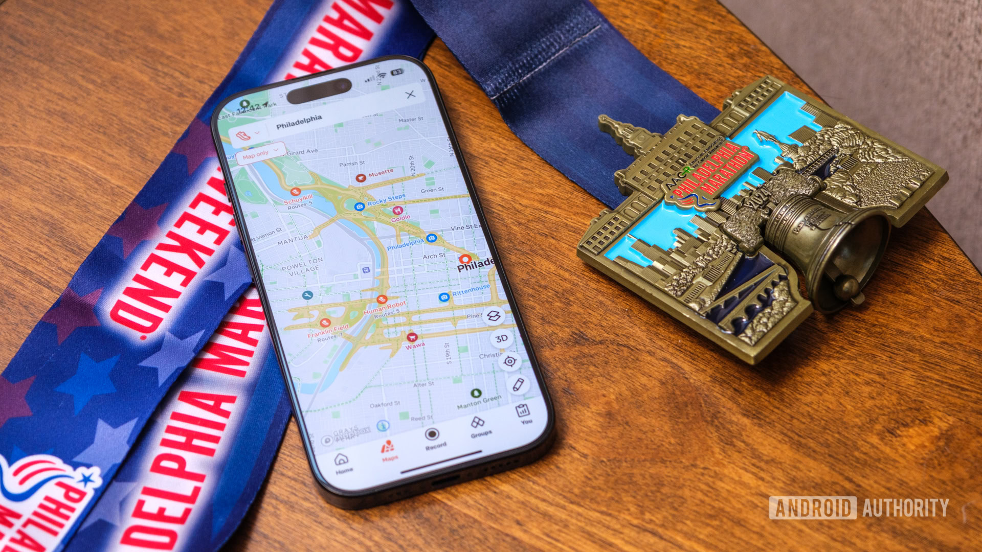 Strava heatmaps night map philadelphia