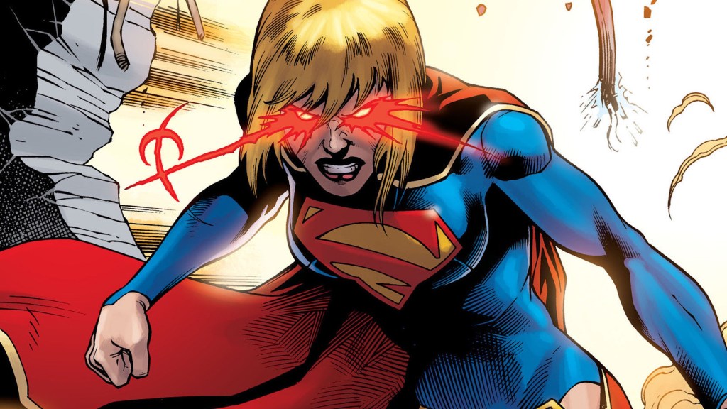 Supergirl looking angry as heck