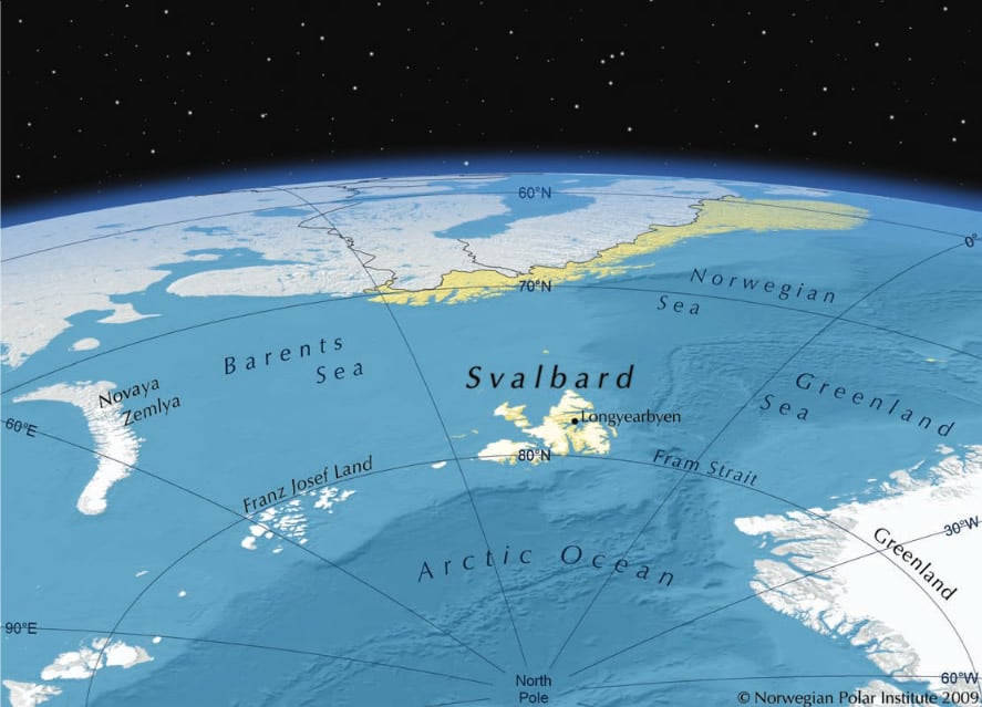 Svalbard map
