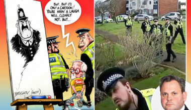 Cops kick in doors for hurty words but ignore real crimes - something gone very wrong with people giving the orders