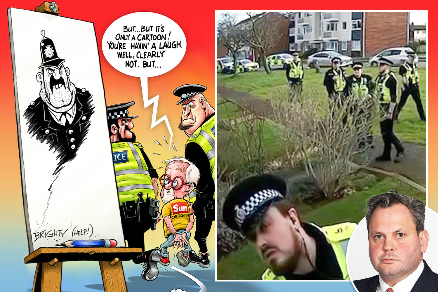 Cops kick in doors for hurty words but ignore real crimes - something gone very wrong with people giving the orders