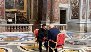 Pictured: Trump and Zelensky in conversation at St Peter’s Basilica - London Evening Standard