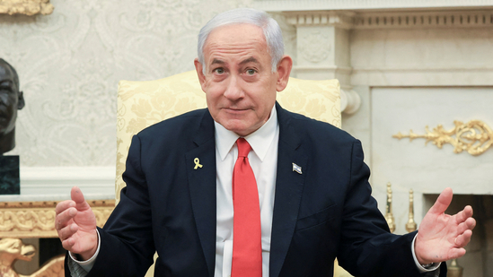 Israeli Prime Minister Benjamin Netanyahu also repeated his vow to make sure Iran never gets a nuclear weapon.(Reuters)