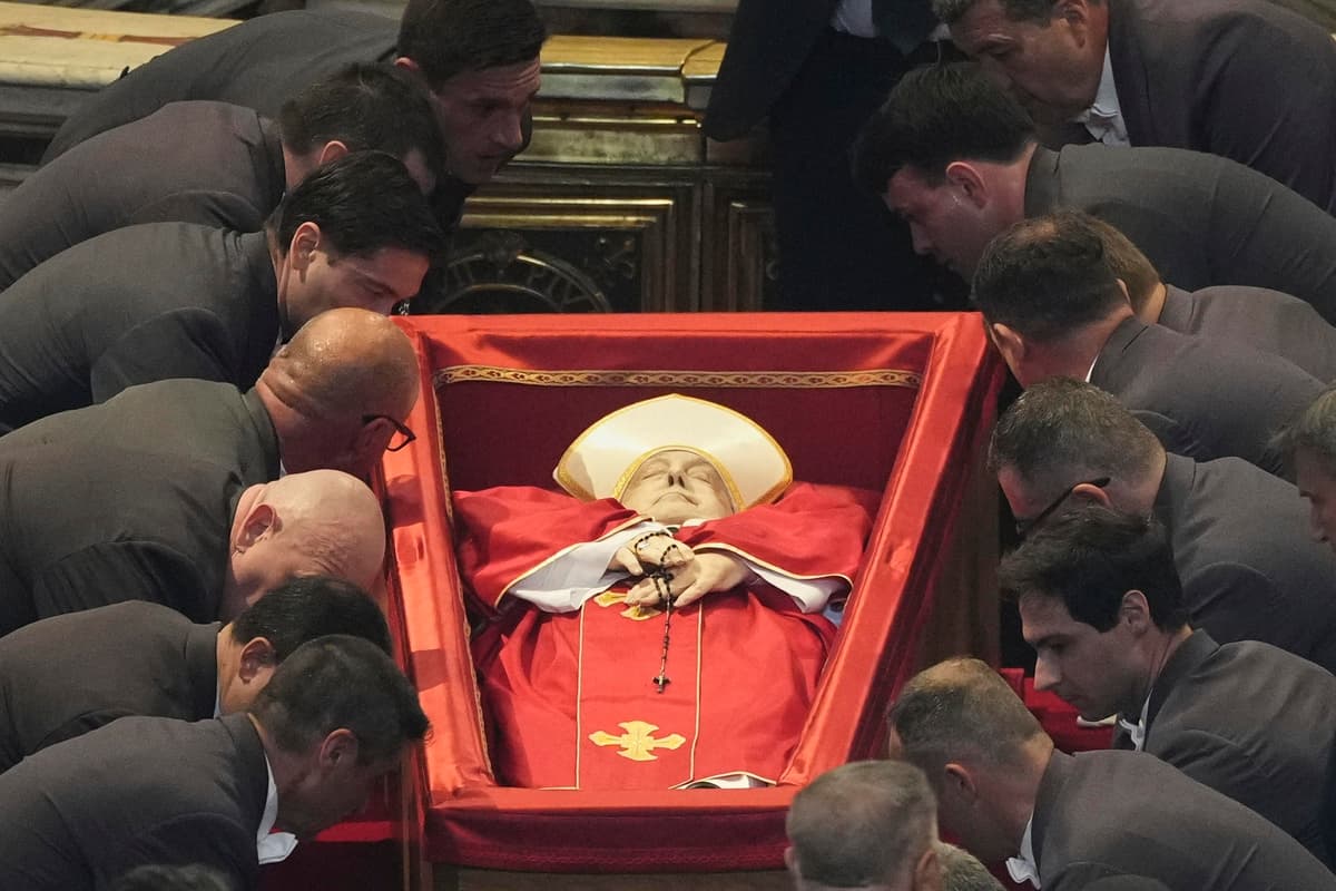 Why it's good for us to see Pope Francis's body - and anyway he looks better than Pope Benedict did