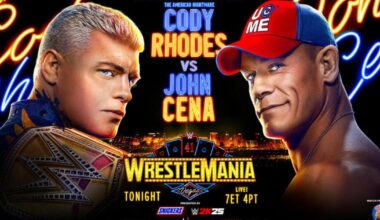 Betting Odds For WWE WrestleMania 41 Night Two Revealed