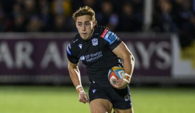 Josh McKay will return from two months out with an ankle injury when Glasagow Warriors visit Zebre Parma in the URC tomorrow [Saturday] night. Image: © Craig Watson - www.craigwatson.co.uk