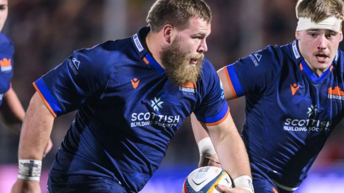Boan Venter is determined to push Pierre Schoeman hard for more game-time at loose-head prop for Edinburgh. Image: © Craig Watson - www.craigwatson.co.uk