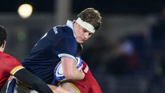 Joe Roberts – who played for Scotland during the recent U20s Six Nations – will co-captain the national under-19s team in a friendly against England this weekend. Image: © Craig Watson - www.craigwatson.co.uk