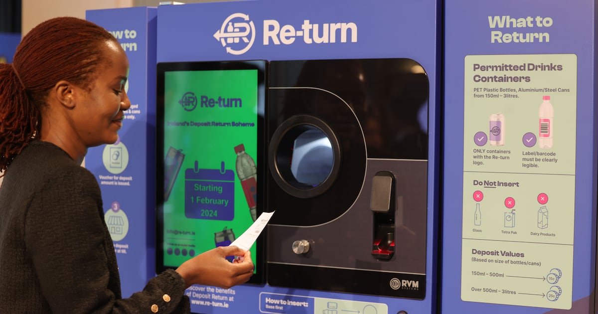 Are you getting the best deal when returning your plastic drinks bottles and cans for a refund? – The Irish Times