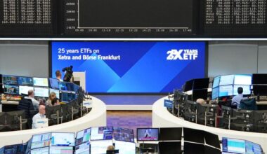 European shares rise but head for third weekly decline on tariff woes