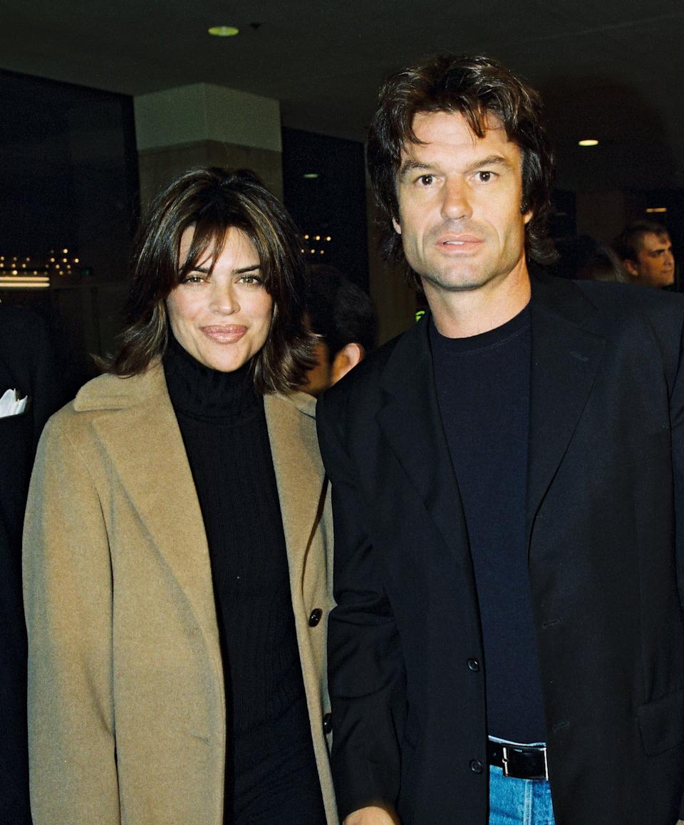 “I had horrible postpartum depression, but I didn’t know it,” Rinna shared during Friday’s episode of the couple’s podcast. Bei/Shutterstock