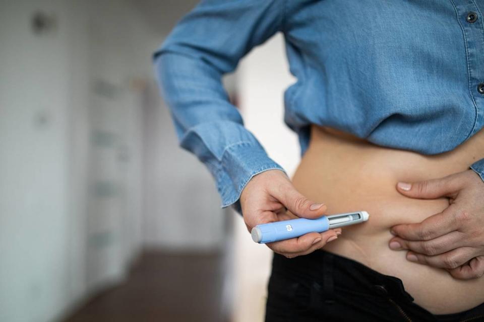 Experts have warned that you don't really get to pick where the weight comes off, and losing it in the face can make you look gaunt (Getty Stock Photo)