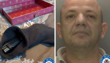 Cocaine was found at the address, some of which was concealed in a panel. Photo: West Midlands Police