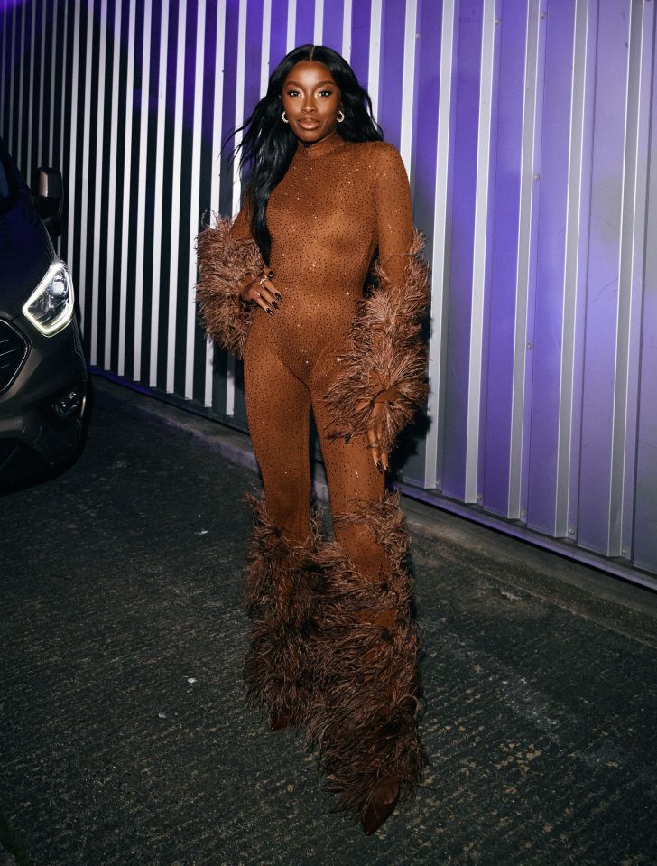 AJ Odudu at the Celebrity Big Brother launch.