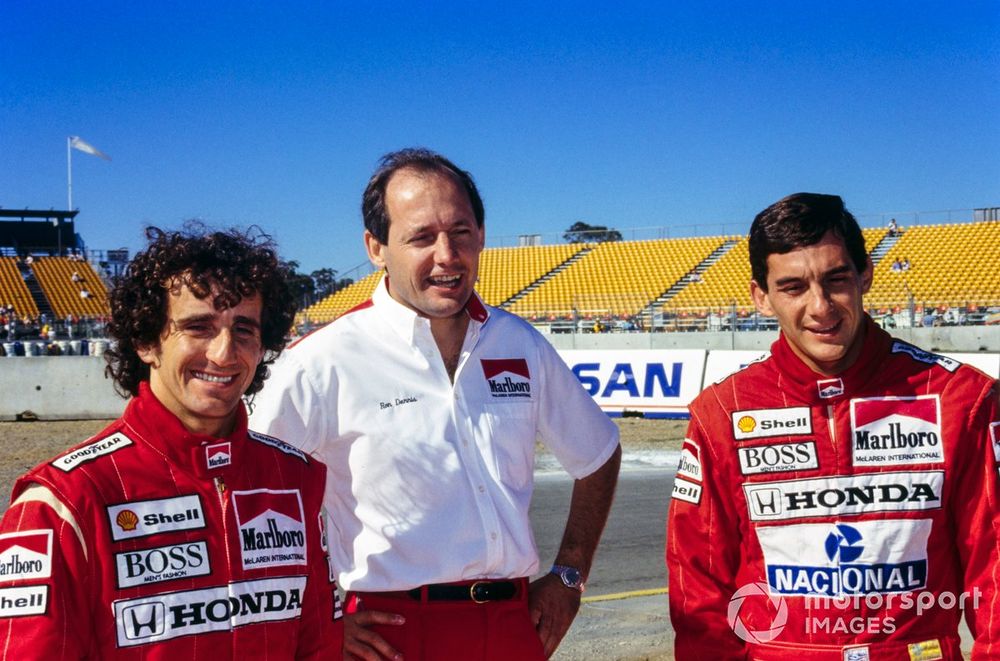 As it turned out, Dennis wasn't able to maintain harmony between Senna and Prost at McLaren
