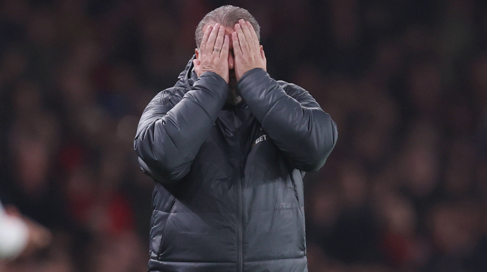 Postecoglou in trouble -  Tottenham's nightmare Premier League season explained in five graphics