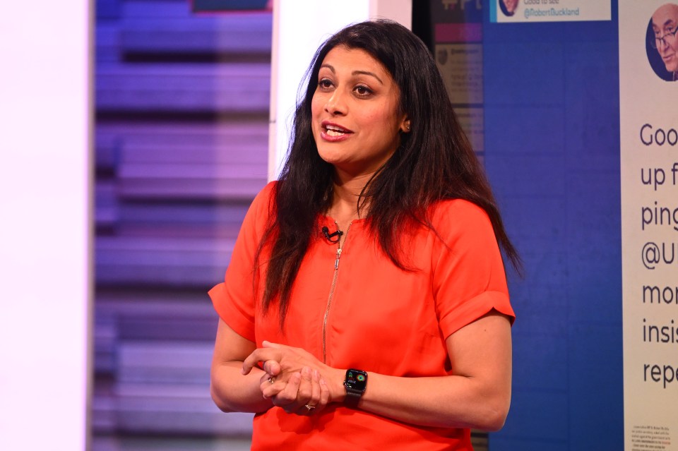 Anushka Asthana on the Peston TV show.