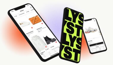 Lyst app screens