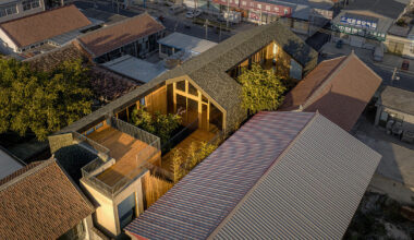 archstudio revives courtyard tradition with timber-framed guesthouse in beijing