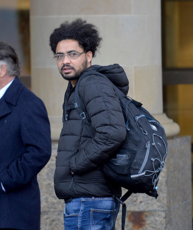 Awet Teame at Glasgow High Court.