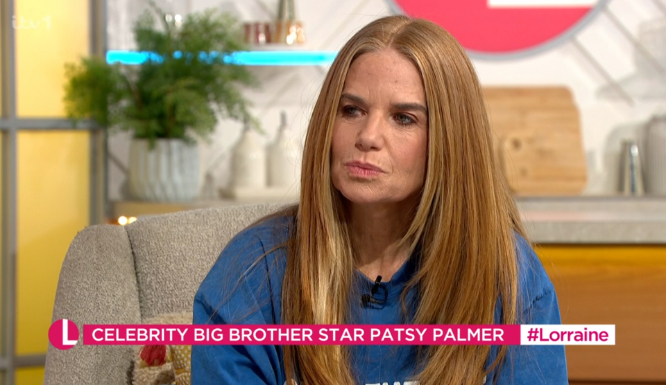 Patsy Palmer on the ITV show Lorraine.