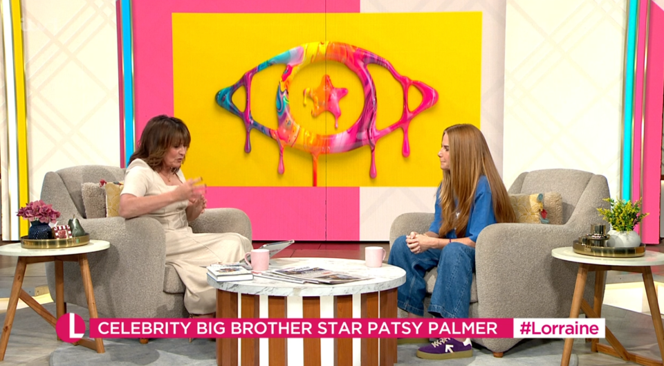 Patsy Palmer on the ITV show Lorraine.